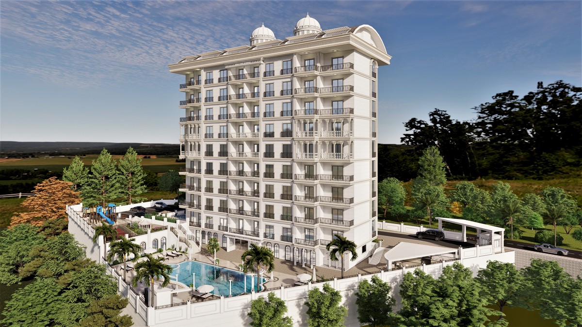 Kubbe Tower Neues Projekt in Avsallar, Alanya